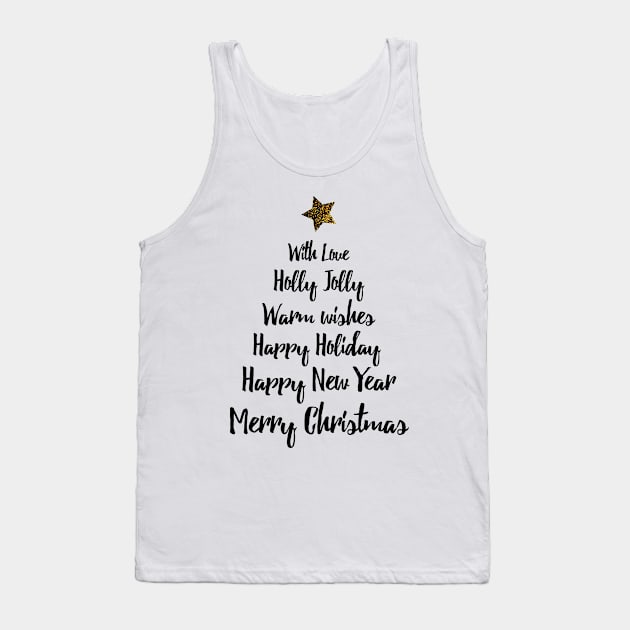 Christmas tree of wishes Tank Top by grafart